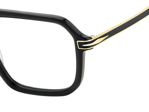 Eyewear By David Beckham DB 7142 - Black Gold - Blue Mirror