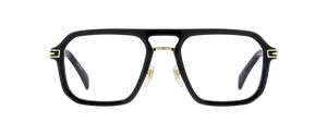 eyewear by david beckham DB 7142 - Black Gold - Blue Mirror