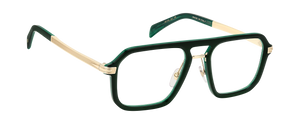 Eyewear By David Beckham DB 7142 - Green Marble Gold - Blue Mirror