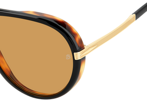 Eyewear By David Beckham DB 99/VOYAGER - Black Havana Gold - Orange Hight Contrast