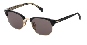 Eyewear By David Beckham DB 1002/S - Black Gold - Grey