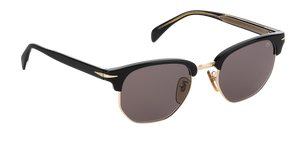 Eyewear By David Beckham DB 1002/S - Black Gold - Grey