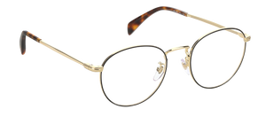 Eyewear By David Beckham DB 1015 - Gold Black - Clear