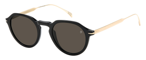 Eyewear By David Beckham DB 1098/S - Black Gold - Grey