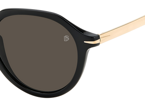 Eyewear By David Beckham DB 1098/S - Black Gold - Grey