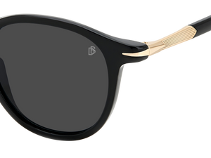 Eyewear By David Beckham DB 1114/S - Black Gold - Grey