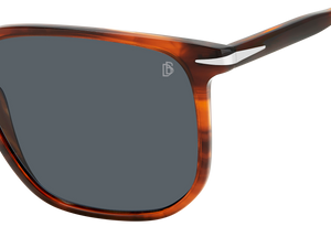 Eyewear By David Beckham DB 1141/S - Brown Horn - Grey