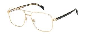 Eyewear By David Beckham DB 7103 - Gold Black_ - Frames