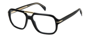 Eyewear By David Beckham DB 7108 - Black Gold - Frames
