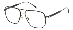 Eyewear By David Beckham DB 7124 - Black Gold - Frames