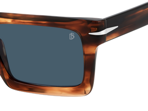 Eyewear By David Beckham DB 7126/S - Brown Horn - Blue