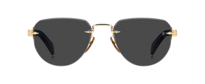 eyewear by david beckham DB 7144/S - Gold Black_ - Grey