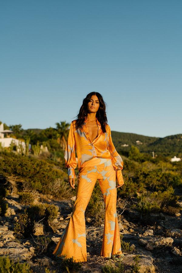 Eywasouls Malibu BROOKE BLOUSE - LINT OUTLINE