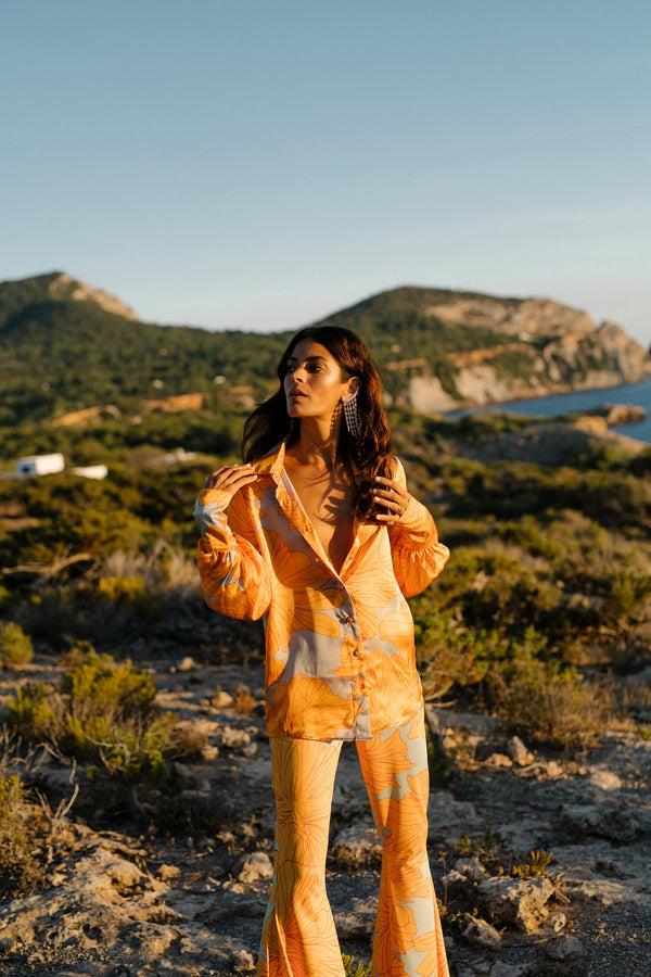 Eywasouls Malibu BROOKE BLOUSE - LINT OUTLINE