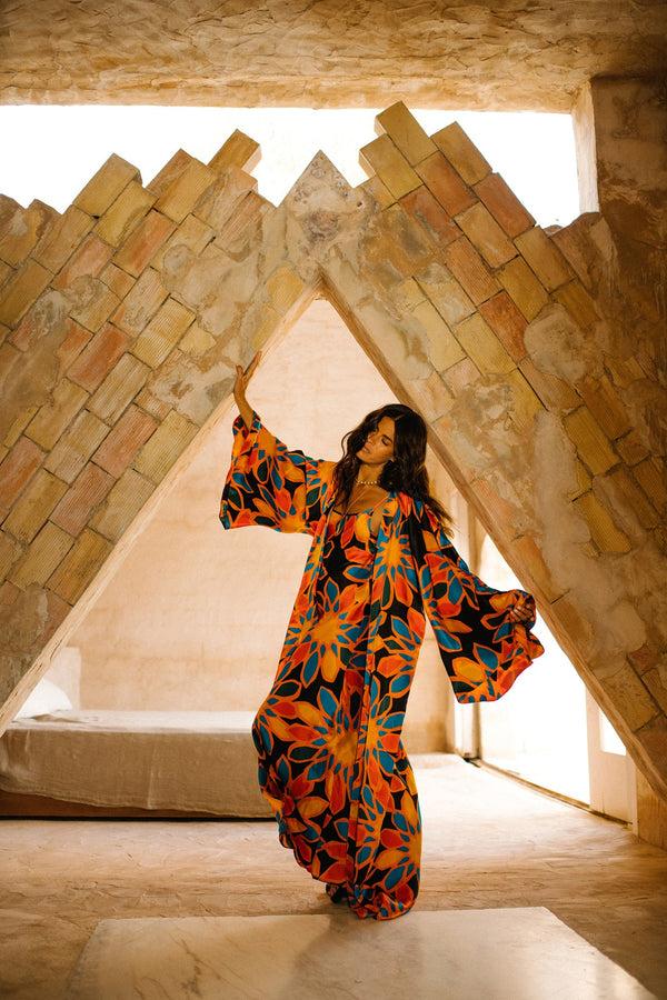 eywasouls malibu KIMIONO - LARGE CIRCUS MARGARITAS