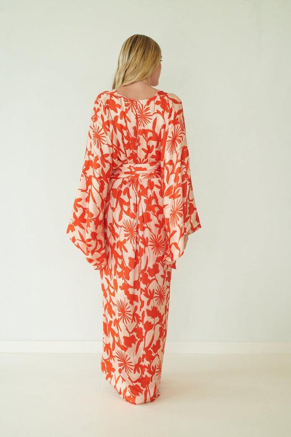 Eywasouls Malibu KIMIONO - ORANGE BLOSSOM