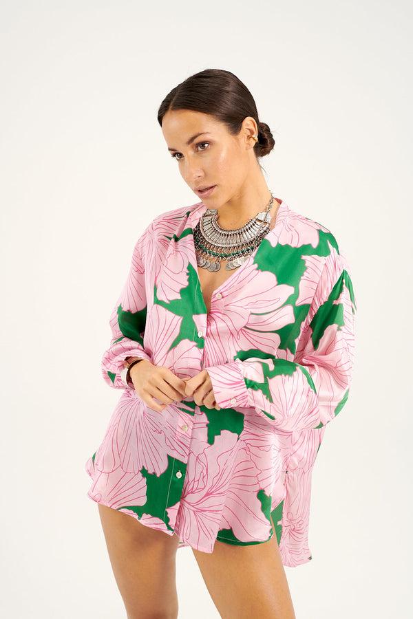 Eywasouls Malibu PHOENIX - PINK GREEN FLORAL