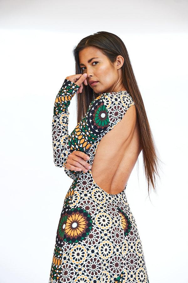 eywasouls malibu SAM - RETRO MOSAIC GREEN