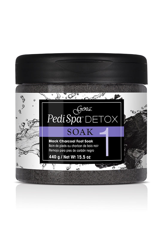 ez flow Pedi Spa Detox Black Charcoal Soak 15.5 oz