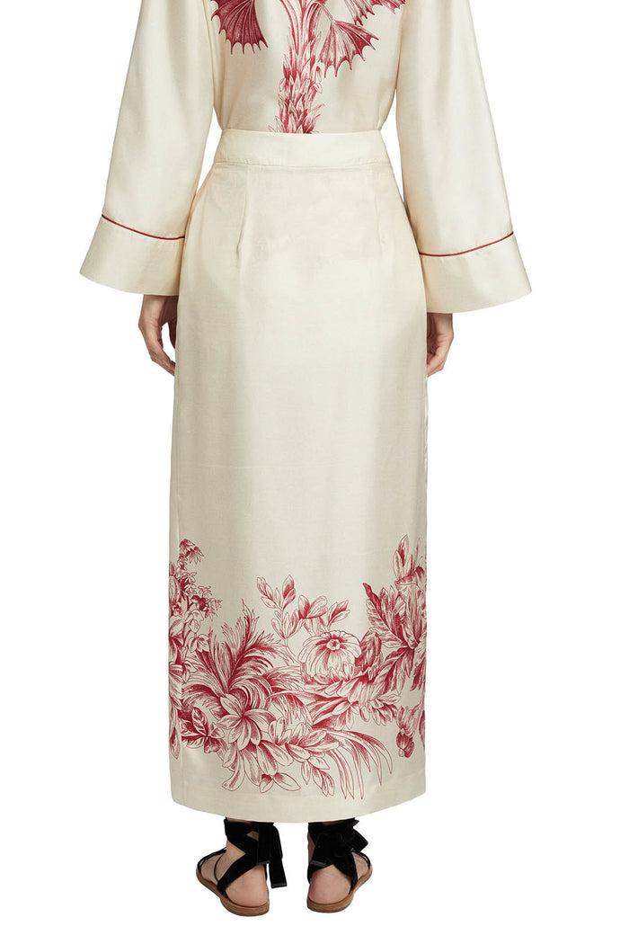 F.r.s. For Restless Sleepers ABANTE SKIRTS Palms Bordeaux