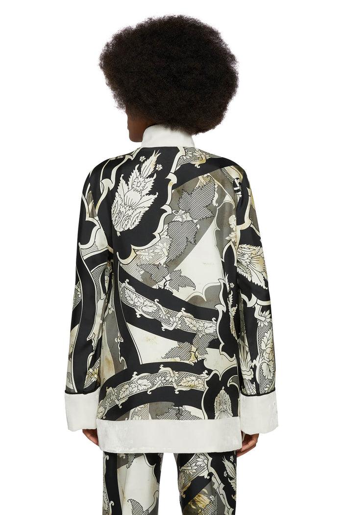 F.r.s. For Restless Sleepers AGRIO JACKETS Ornamental Ramages Ivory Black