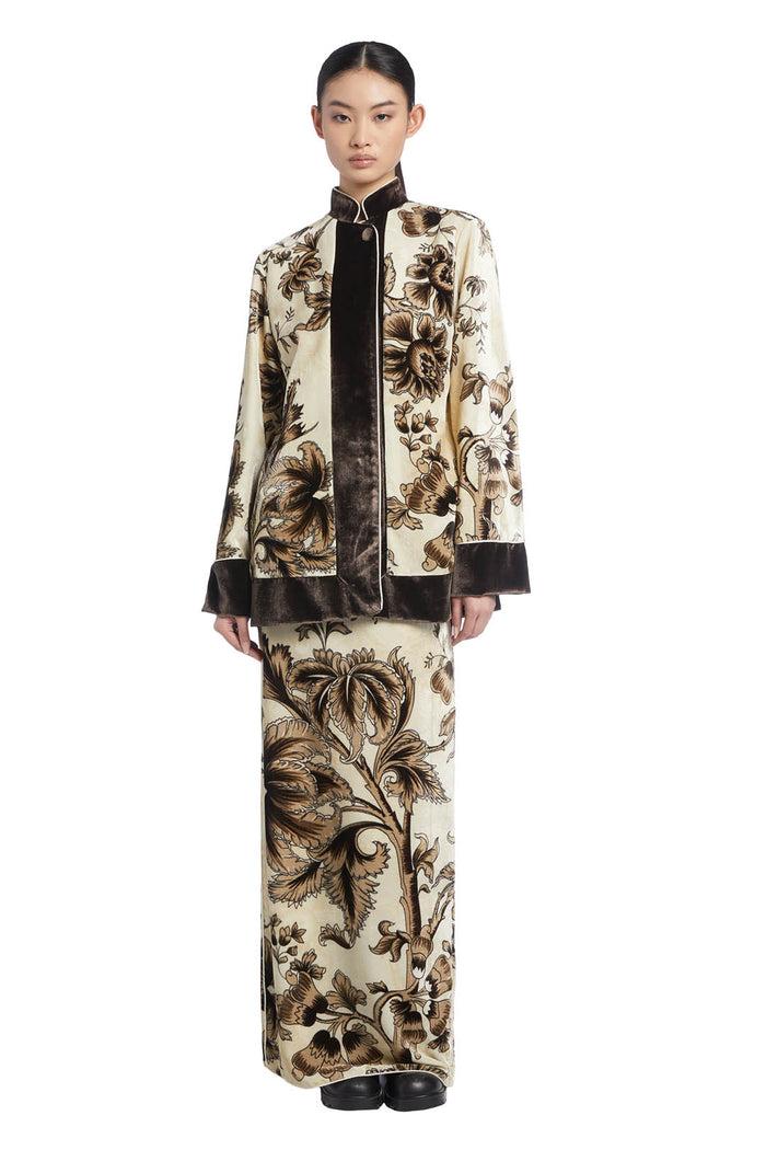 F.r.s. For Restless Sleepers AGRIO SKIRTS Reinassance Flowers