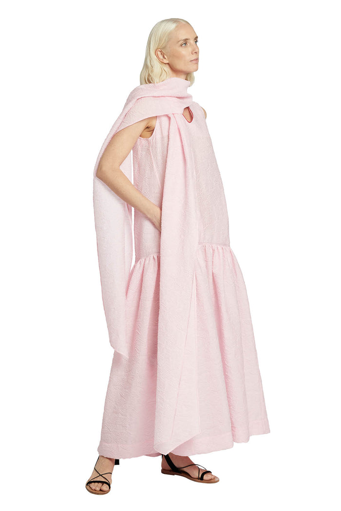 f.r.s. for restless sleepers AMATEIA DRESSES Jacquard pink