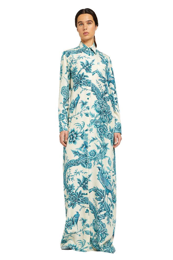 f.r.s. for restless sleepers ANTEA DRESSES Blue branches