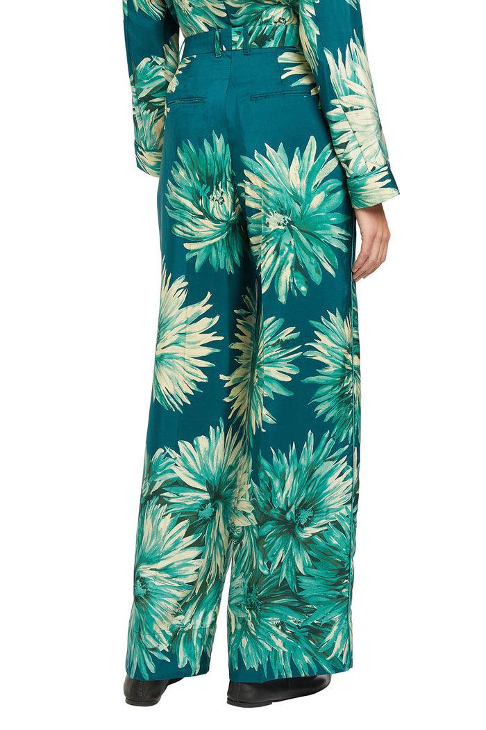 F.r.s. For Restless Sleepers ARCHE PANTS Teal Branches
