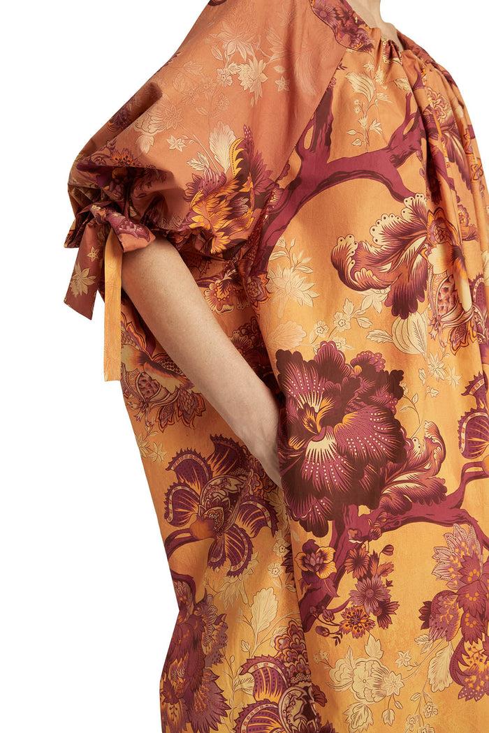 F.r.s. For Restless Sleepers ARETUSA DRESSES Flowers Orange