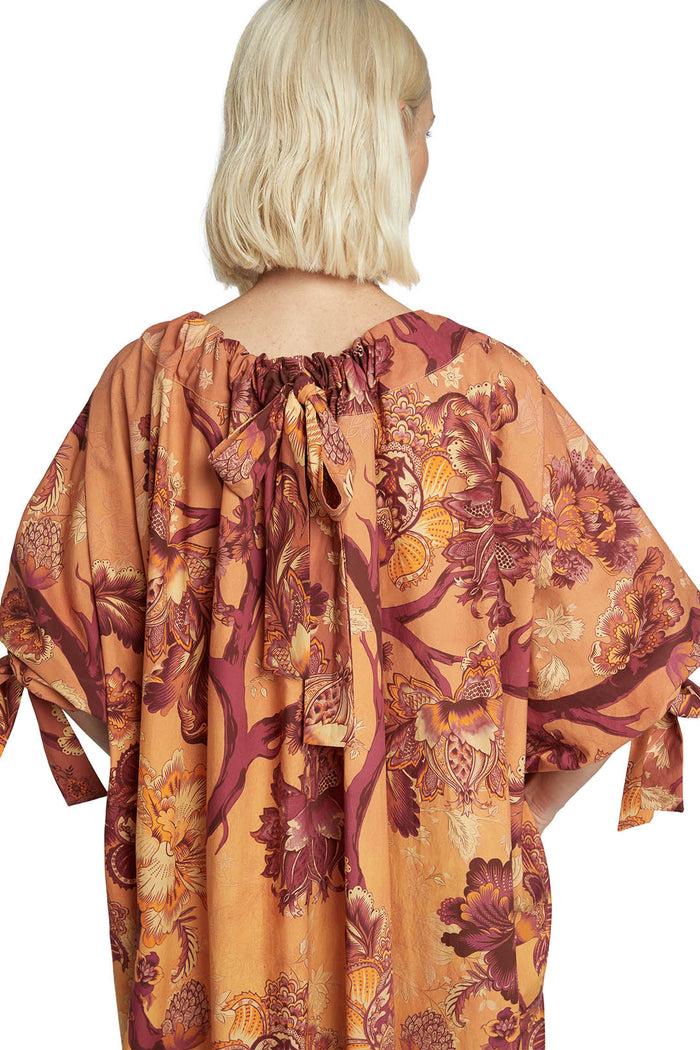 F.r.s. For Restless Sleepers ARETUSA DRESSES Flowers Orange