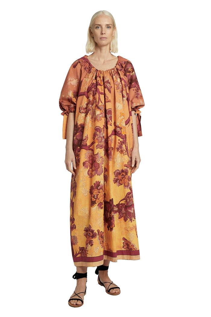f.r.s. for restless sleepers ARETUSA DRESSES Flowers orange