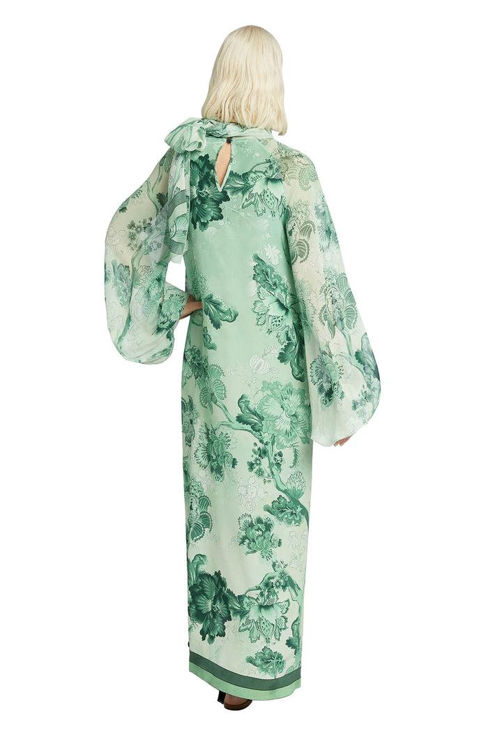 F.r.s. For Restless Sleepers ARPOCRATE DRESSES Flowers Green