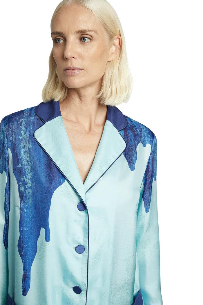 F.r.s. For Restless Sleepers ASIA JACKETS Palms Blue