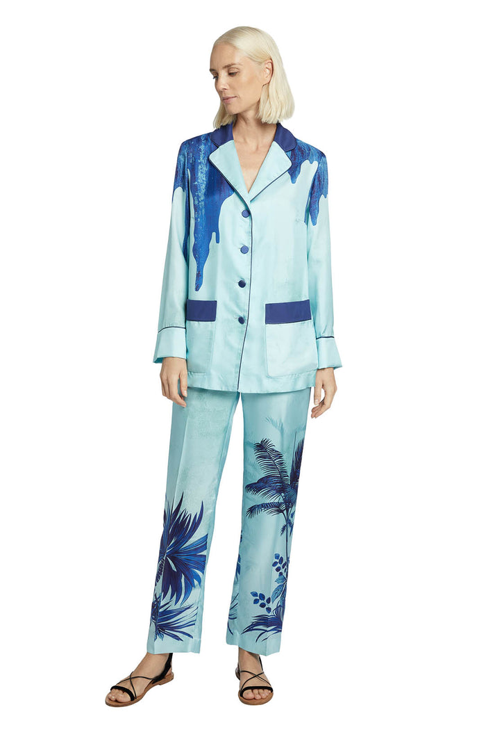 F.r.s. For Restless Sleepers ASIA JACKETS Palms Blue