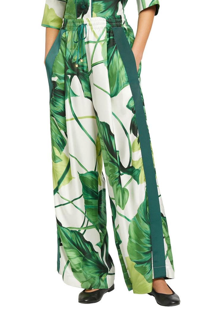 f.r.s. for restless sleepers ASTERIA PANTS Painted leaves green