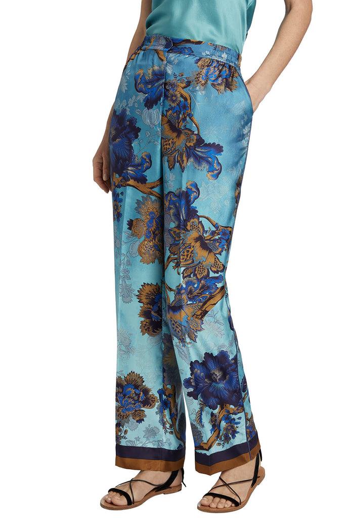 f.r.s. for restless sleepers ATTI PANTS Flowers blue