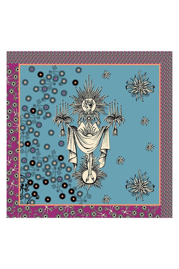 f.r.s. for restless sleepers CARRÉ 70 ACCESSORIES Dea light blue