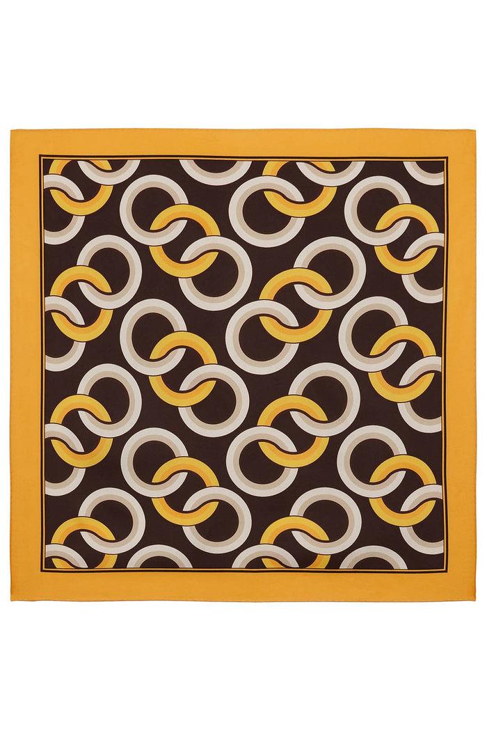 f.r.s. for restless sleepers CARRÉ 70 ACCESSORIES Geometric brown