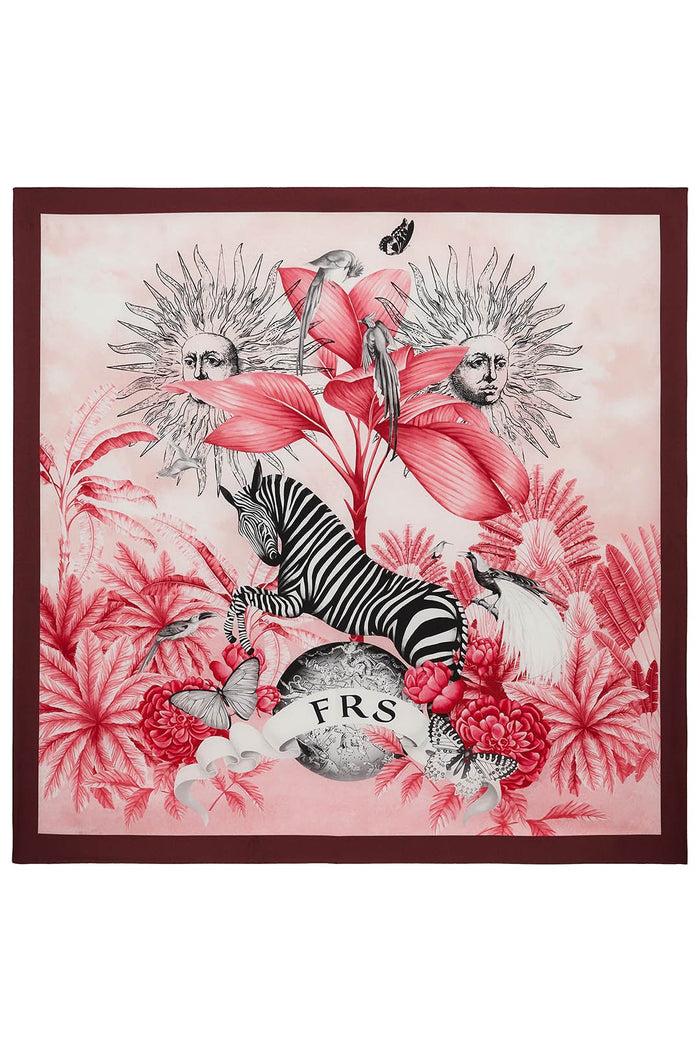 f.r.s. for restless sleepers CARRÉ 90 ACCESSORIES Jungle zebra pink