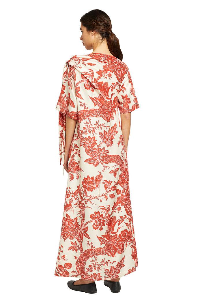 F.r.s. For Restless Sleepers CLETA DRESSES Red Branches