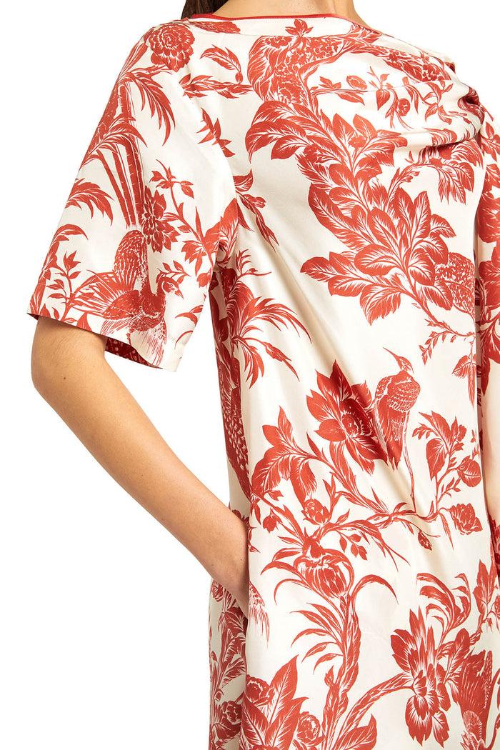 F.r.s. For Restless Sleepers CLETA DRESSES Red Branches