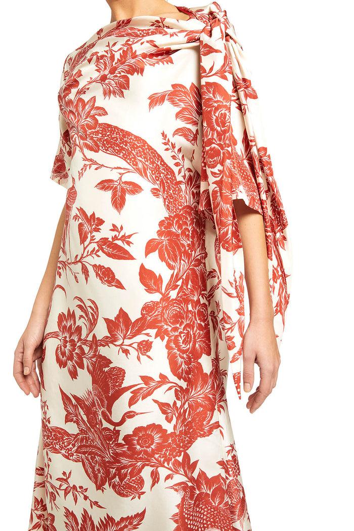 F.r.s. For Restless Sleepers CLETA DRESSES Red Branches