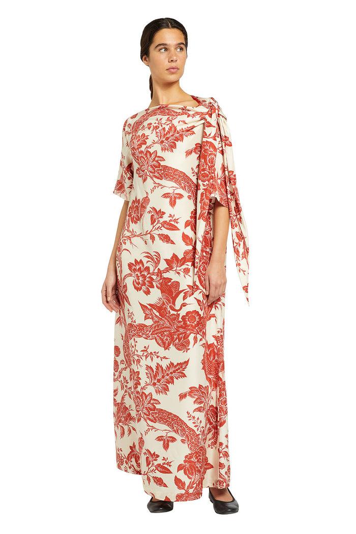 f.r.s. for restless sleepers CLETA DRESSES Red branches