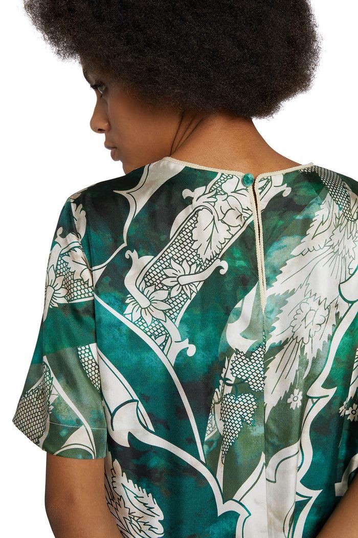 F.r.s. For Restless Sleepers CRISO DRESSES Ornamental Ramages Ivory Emerald