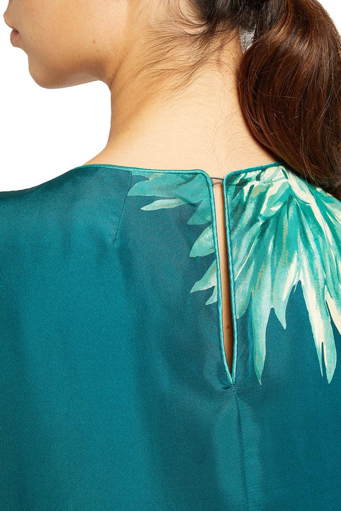 F.r.s. For Restless Sleepers CRISO DRESSES Teal Dahlias