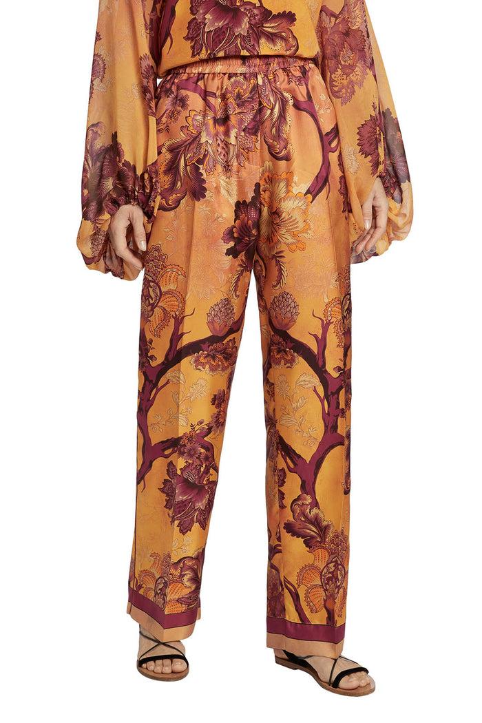 f.r.s. for restless sleepers DORIDE PANTS Flowers orange
