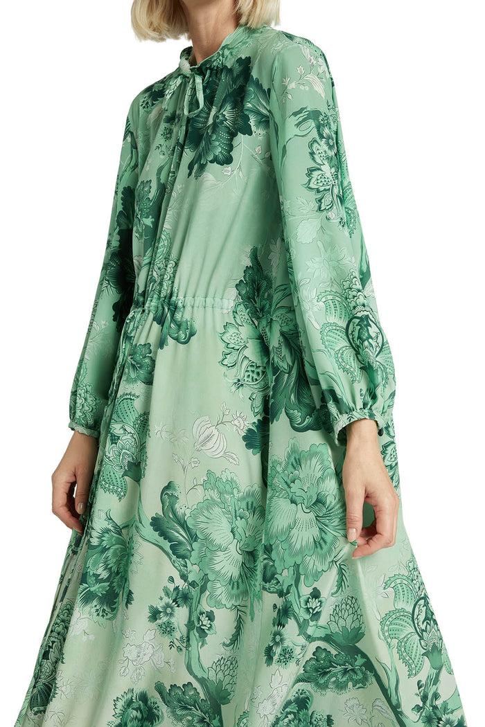 F.r.s. For Restless Sleepers ELONE DRESSES Flowers Green