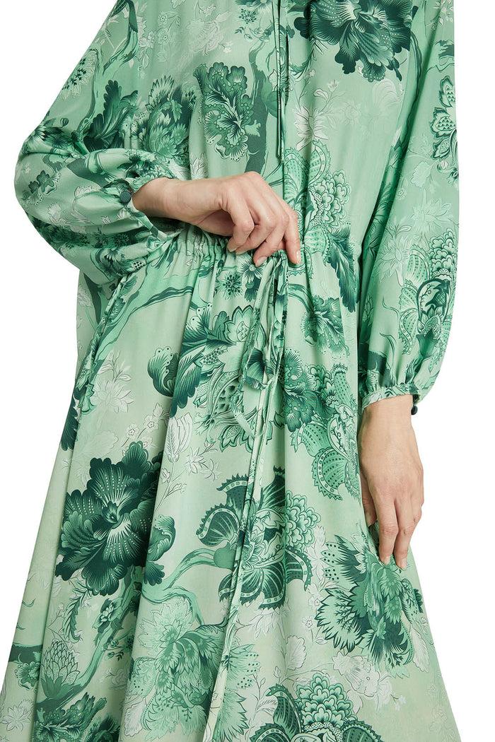 F.r.s. For Restless Sleepers ELONE DRESSES Flowers Green