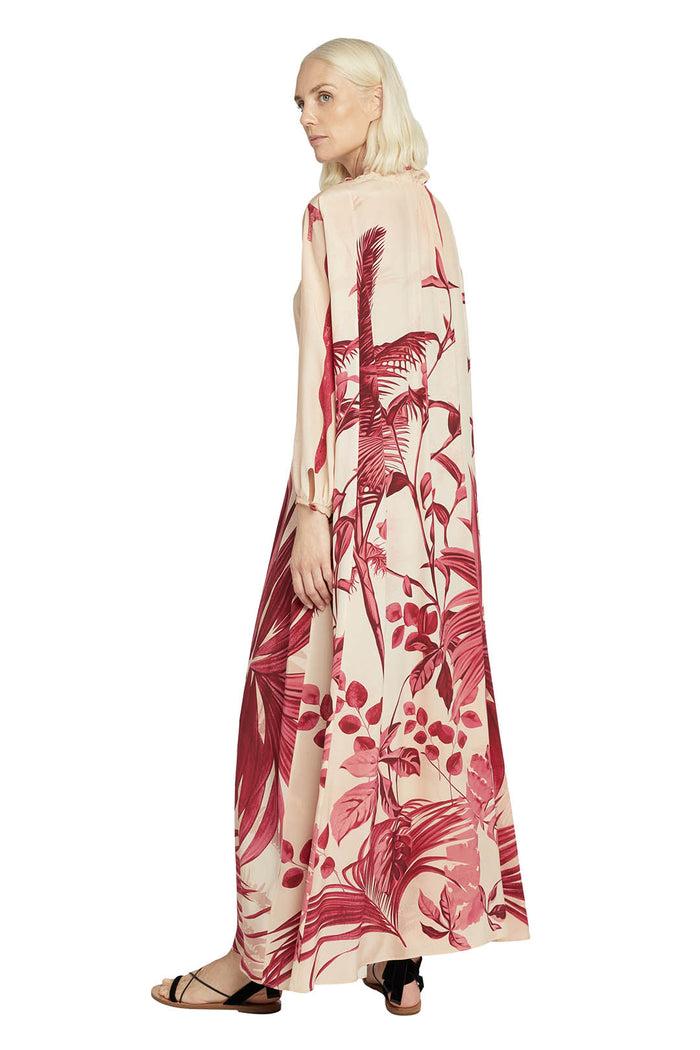 F.r.s. For Restless Sleepers ELONE DRESSES Palms Pink